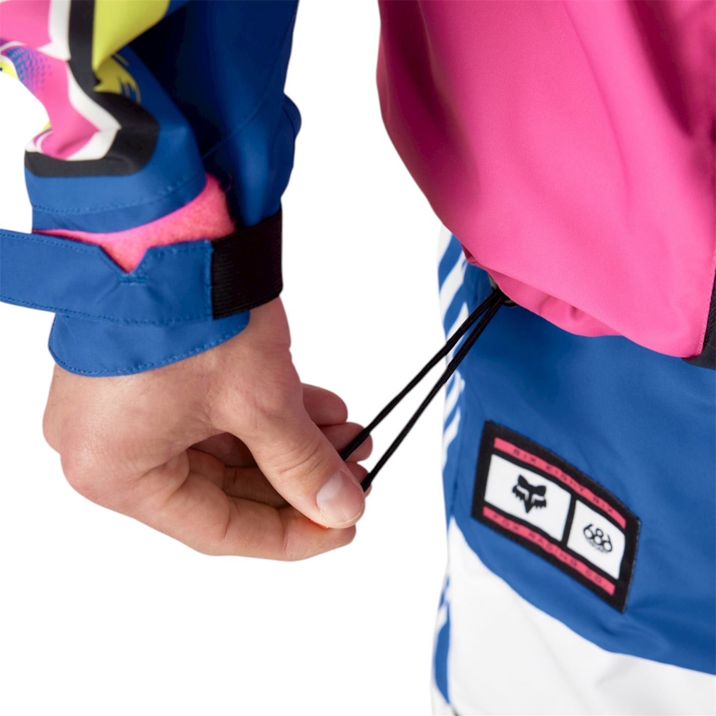 686 FOX RACING SHELL ANORAK FOX WHITE COLORBLOCK