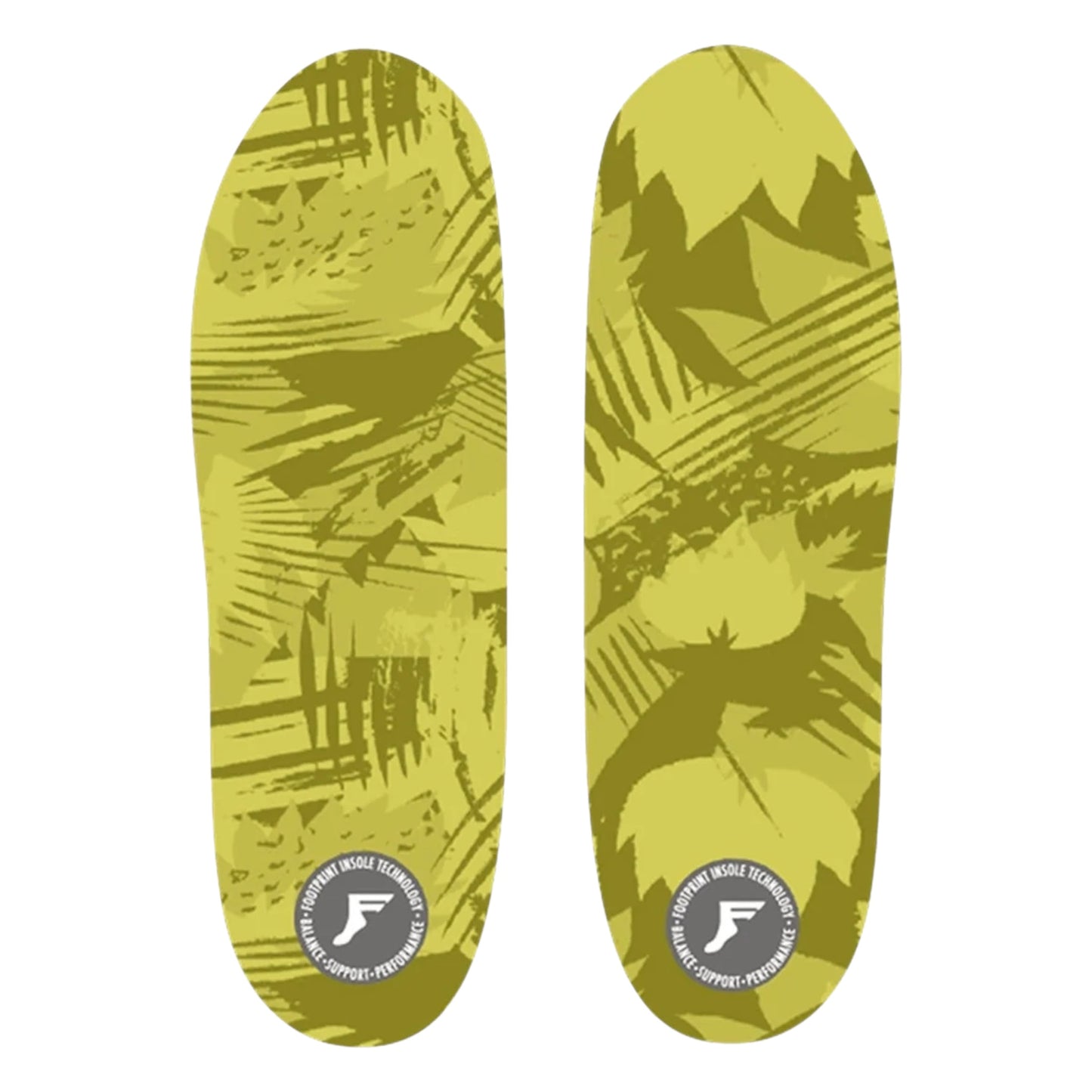 FP KING FOAM FLAT INSOLES LOW MEDIUM GREEN CAMO 3MM