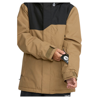 VOLCOM STONE 91 INSULATED JACKET BRONZE BLACK