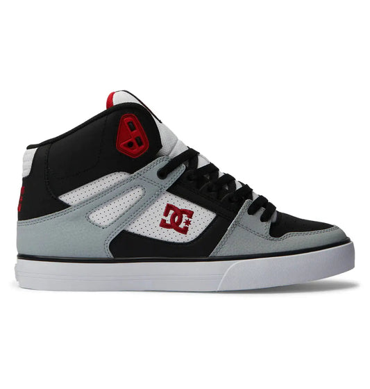 DC PURE HIGHTOP WC BYR BLACK/GREY/RED