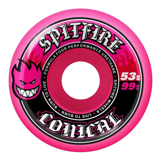 SPITFIRE F4 99D CONICAL PINK WHEELS