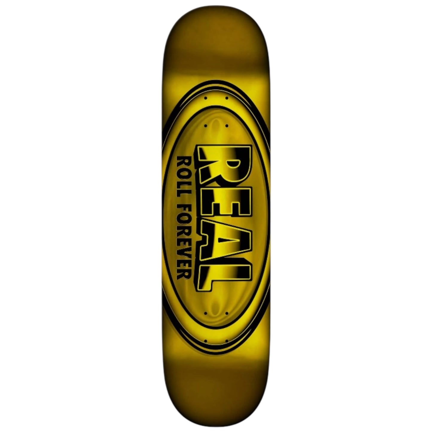 REAL DBX OVAL YELLOW FOIL DECK 8.38