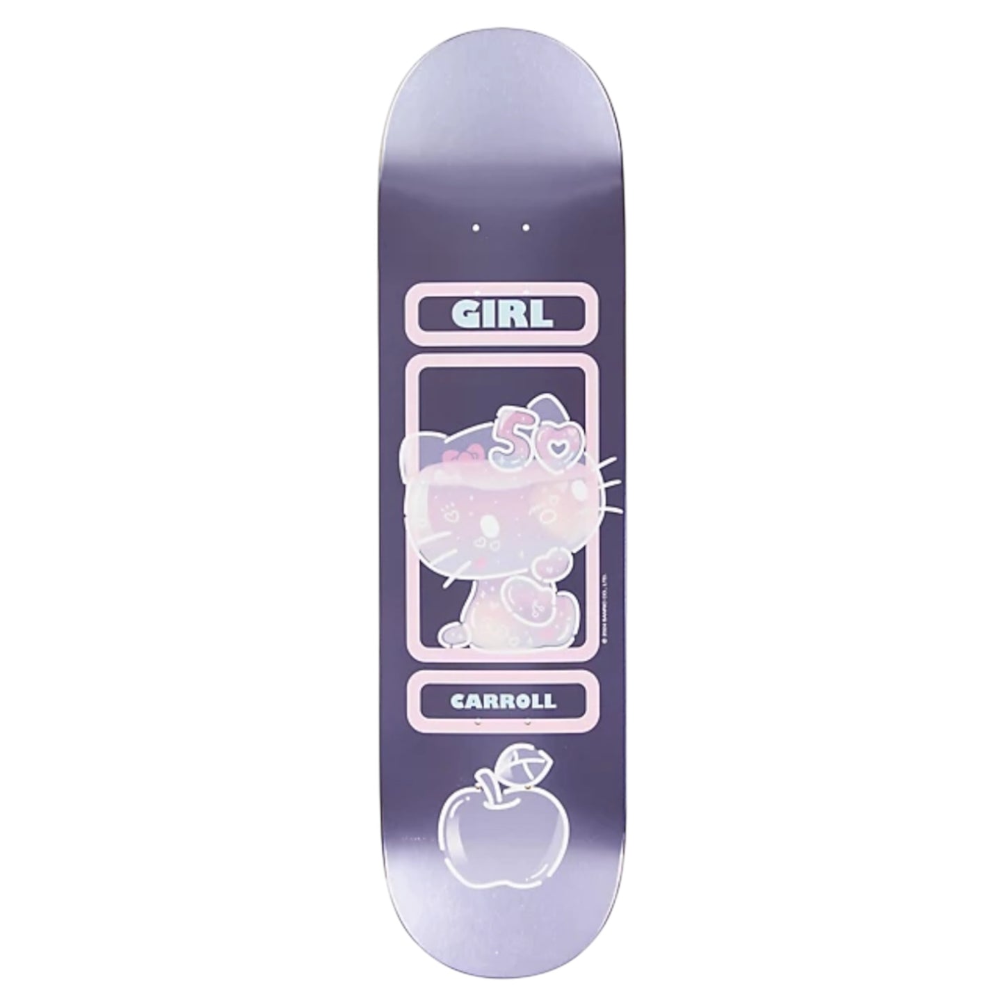 GIRL HELLO KITTY 50 CARROLL TWIN TIP DECK 8.25