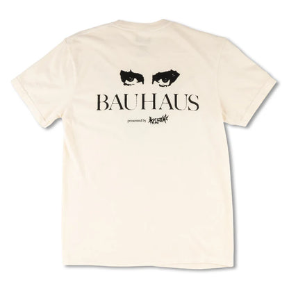 WELCOME X BAUHAUS DEATHLY BLOOM GARMENT DYED TEE BONE