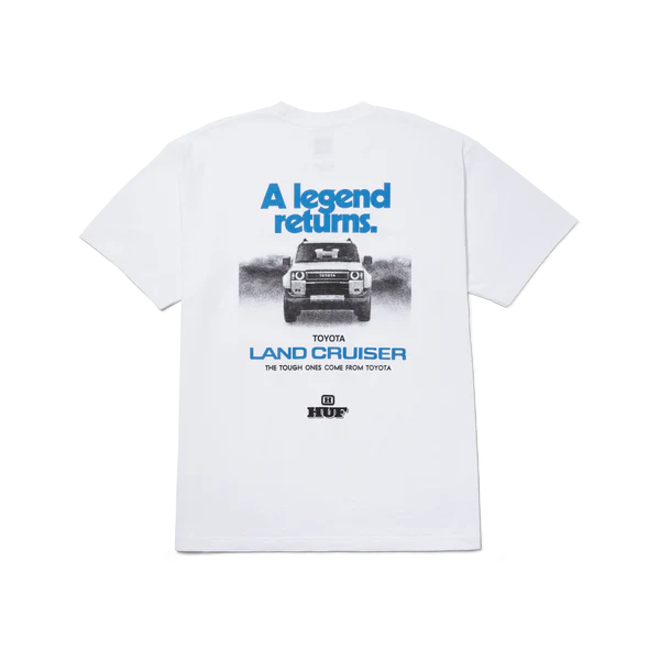 HUF X TOYOTA LEGEND RETURNS TEE WHITE