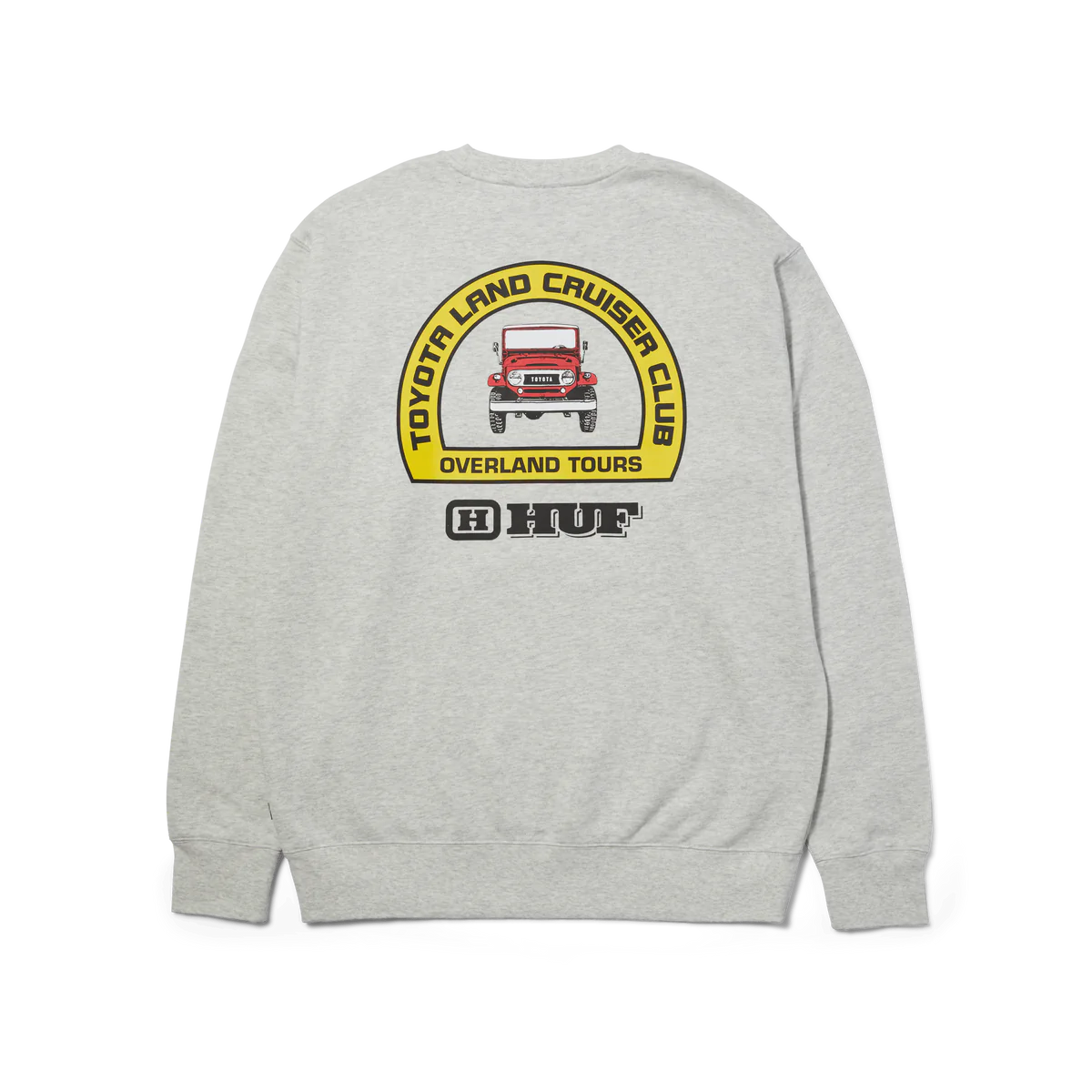 HUF X TOYOTA OVERLAND TOURING CREWNECK ASH