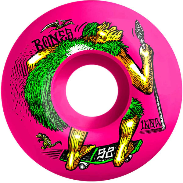 BONES NEONDERTHAL V4 WIDE 100A WHEELS