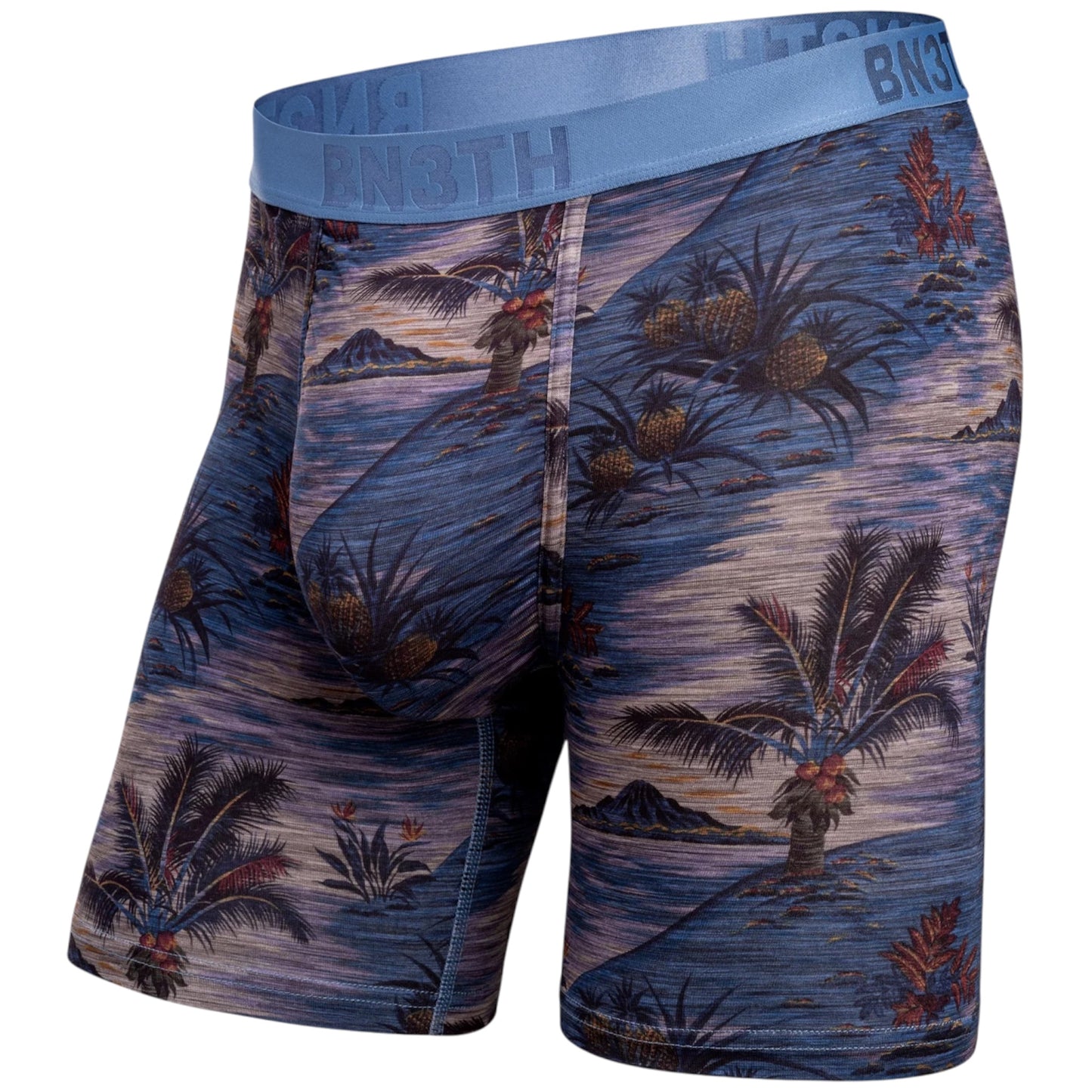 BN3TH CLASSIC ICON BOXER BRIEF FLY PT VINTAGE TROPICS HEATHER FOG