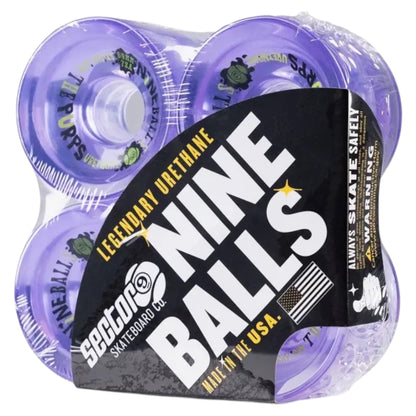 SECTOR 9 NINE BALLS WHEELS PURPLE 78a