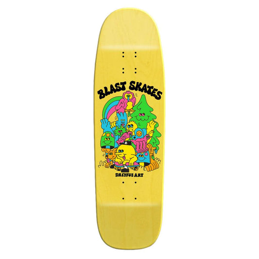 BLAST SKATES DREYFUS ART SHAPED DECK 9.5