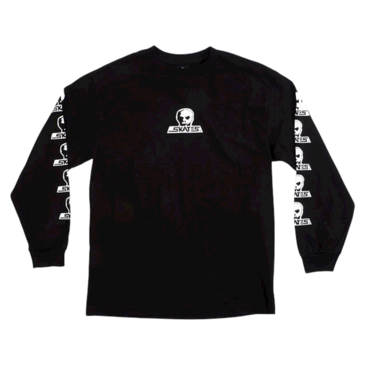SKULL SKATES SKULL LOGO LS TEE NOIR