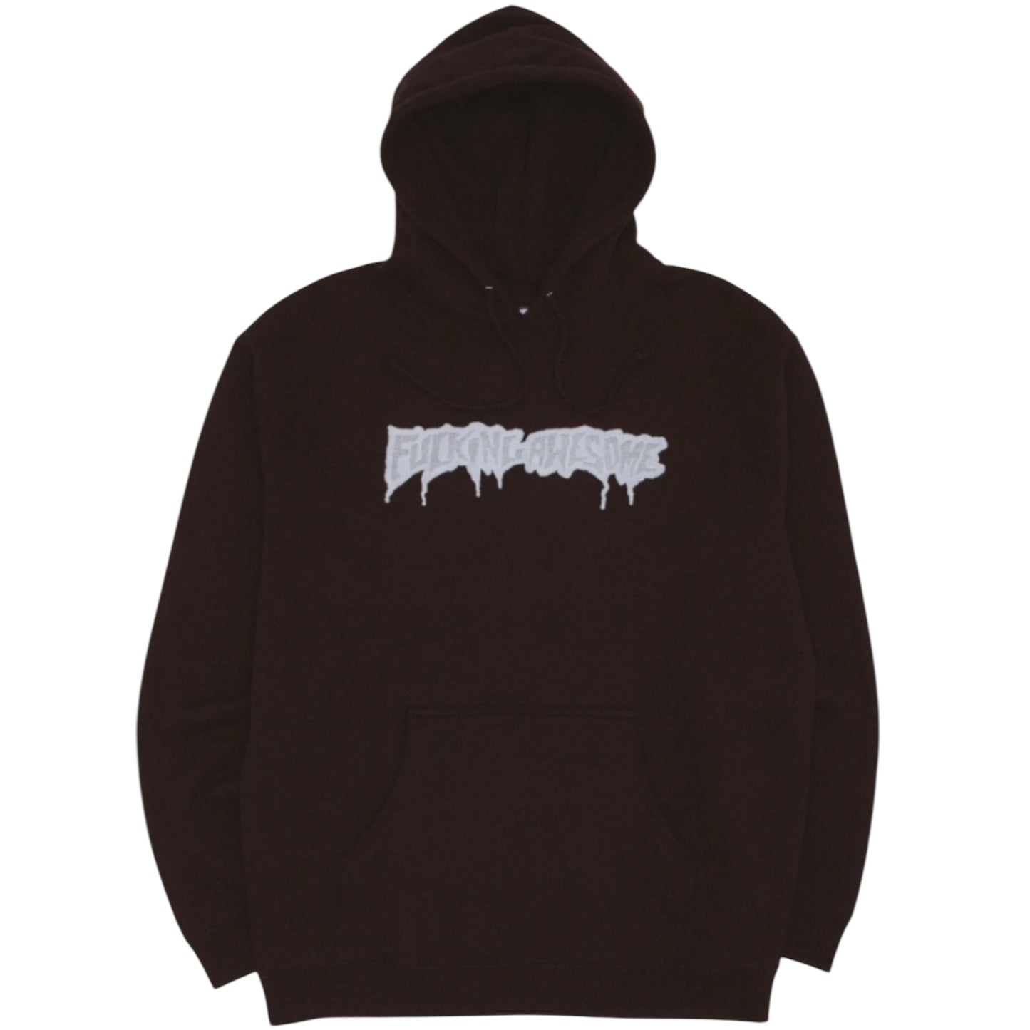 FUCKING AWESOME REFLECTIVE DRIP LOGO HOODIE BLACK