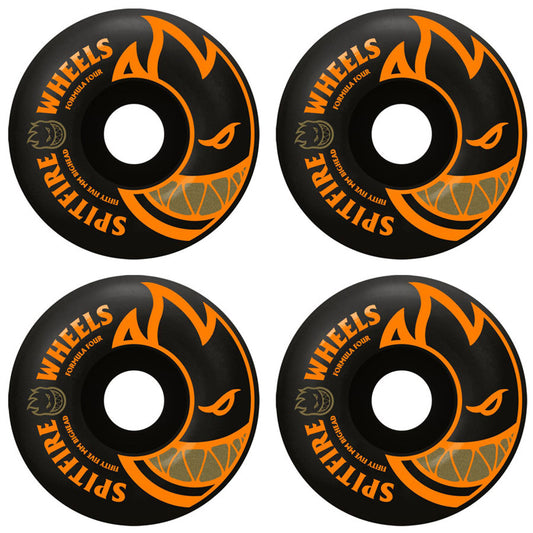 SPITFIRE F4 BIGHEAD 99A WHEELS BLACK/ORANGE