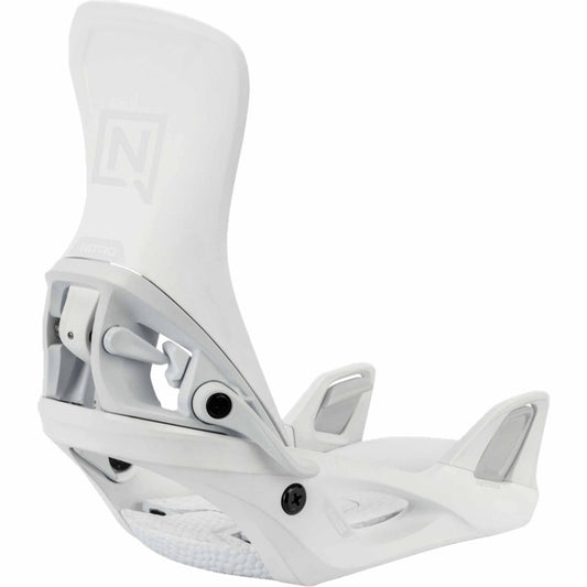 NITRO WOMENS STEP ON BINDINGS WHITE