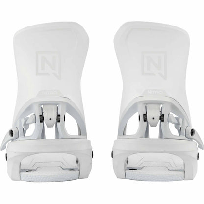 NITRO WOMENS STEP ON BINDINGS WHITE