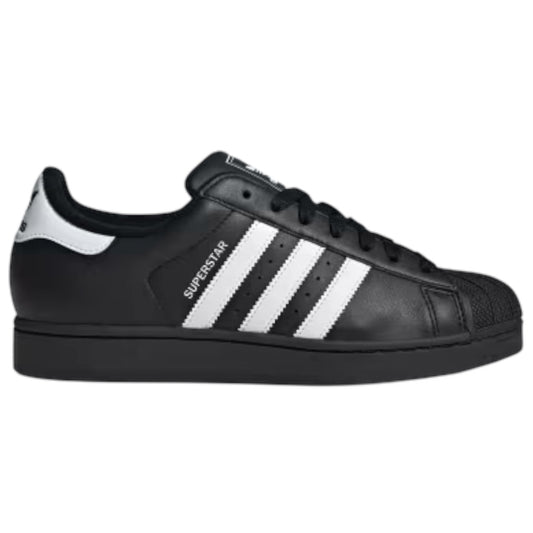 ADIDAS SUPERSTAR II J CORE BLACK CLOUD WHITE CORE BLACK