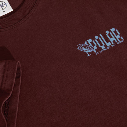 POLAR ANYONE OUT THERE TEE WINE