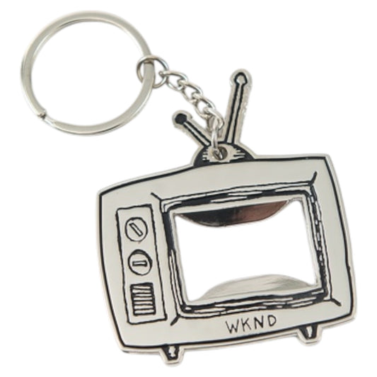 WEEKEND TV LOGO BOTTLE OPENER KEYCHAIN