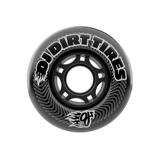 OJ WHEELS VANDALS DIRT TIRES THUNDER JUICE BLACK 78A 70MM