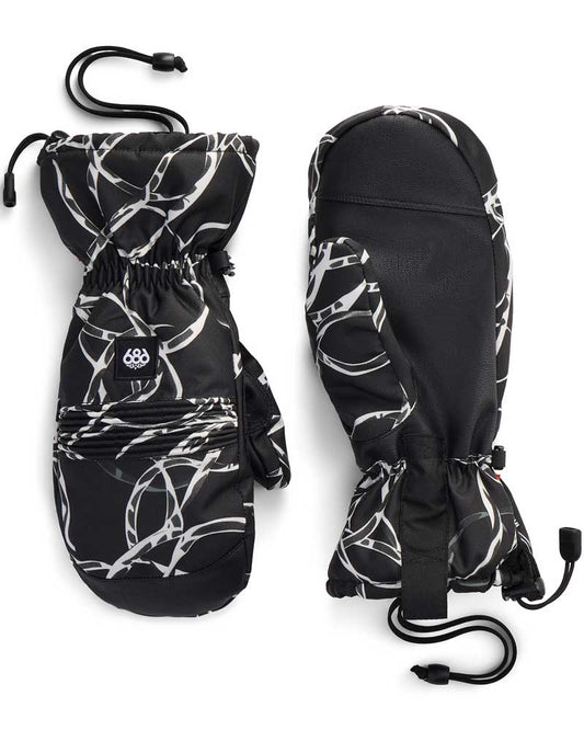 686 MENS LANDER MITT BLACK WIRE