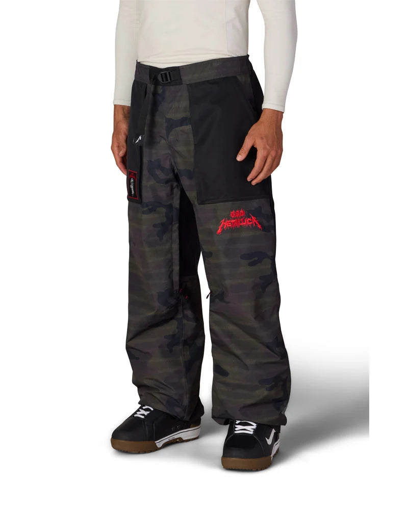 686 MENS METALLICA ONE SHELL PANT METALLICA CAMO