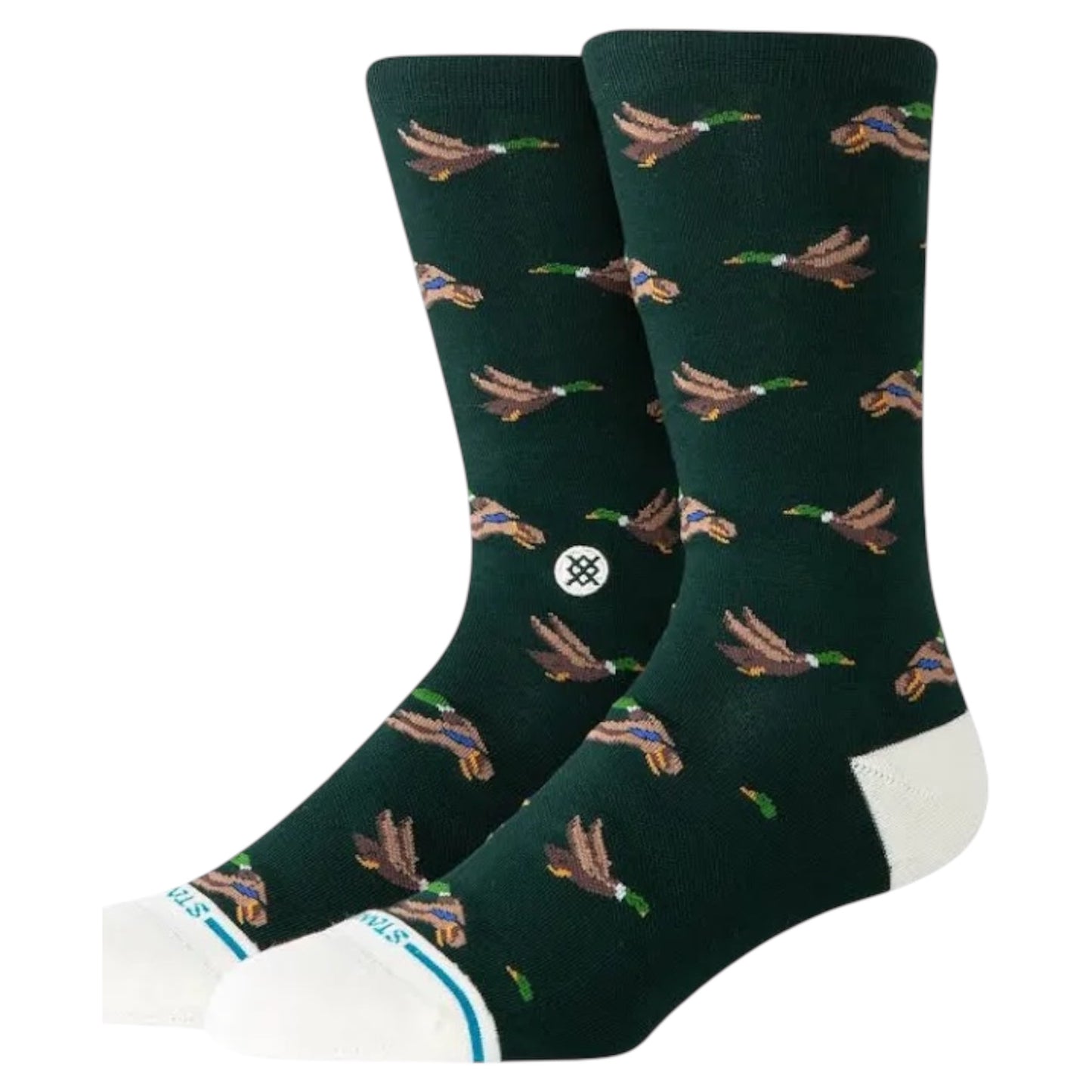 STANCE HUNTIN CREW SOCKS PINE