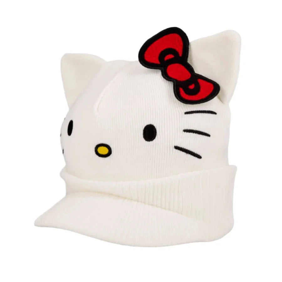 686 WOMENS HELLO KITTY VISOR BEANIE HELLO KITTY WHITE