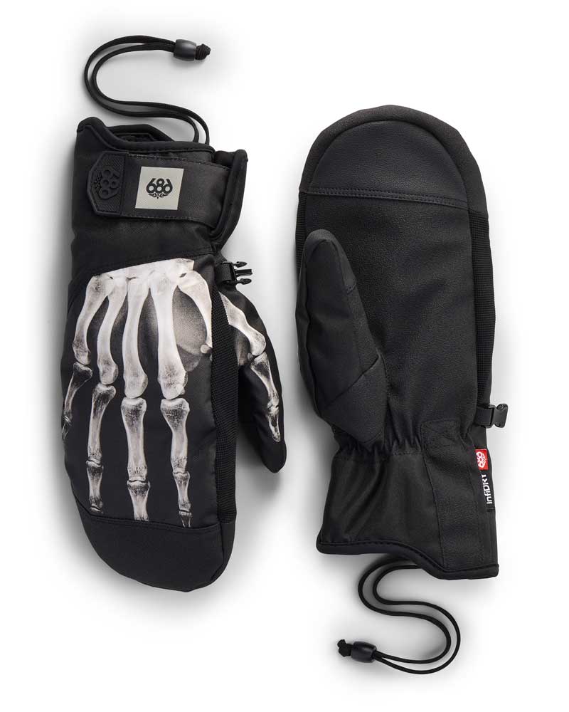 686 MENS PRIMER MITT WHITE XRAY