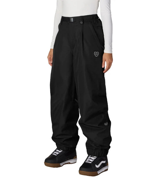 686 WOMENS OUTLINE SHELL PANT BLACK HEART