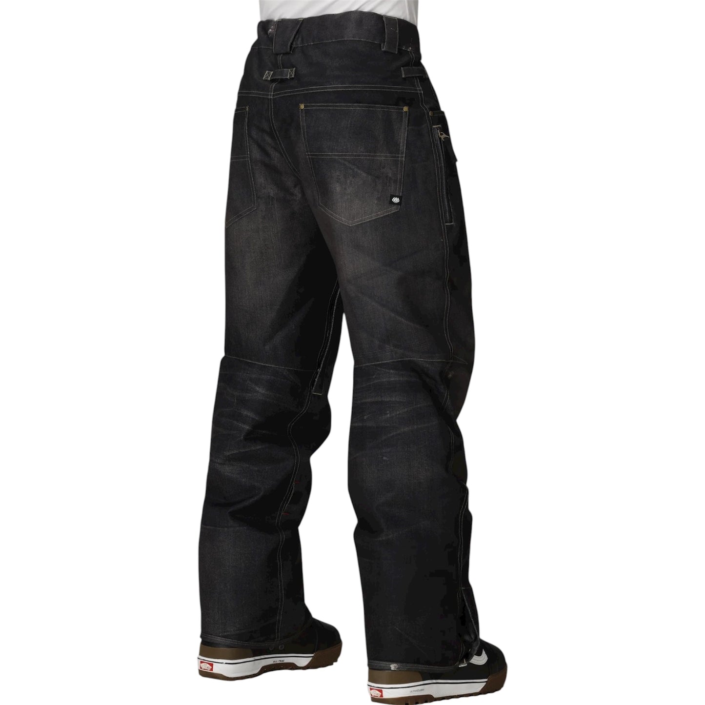 686 MENS DECONSTRUCTD DENIM PANT BLACK DENIM 2026
