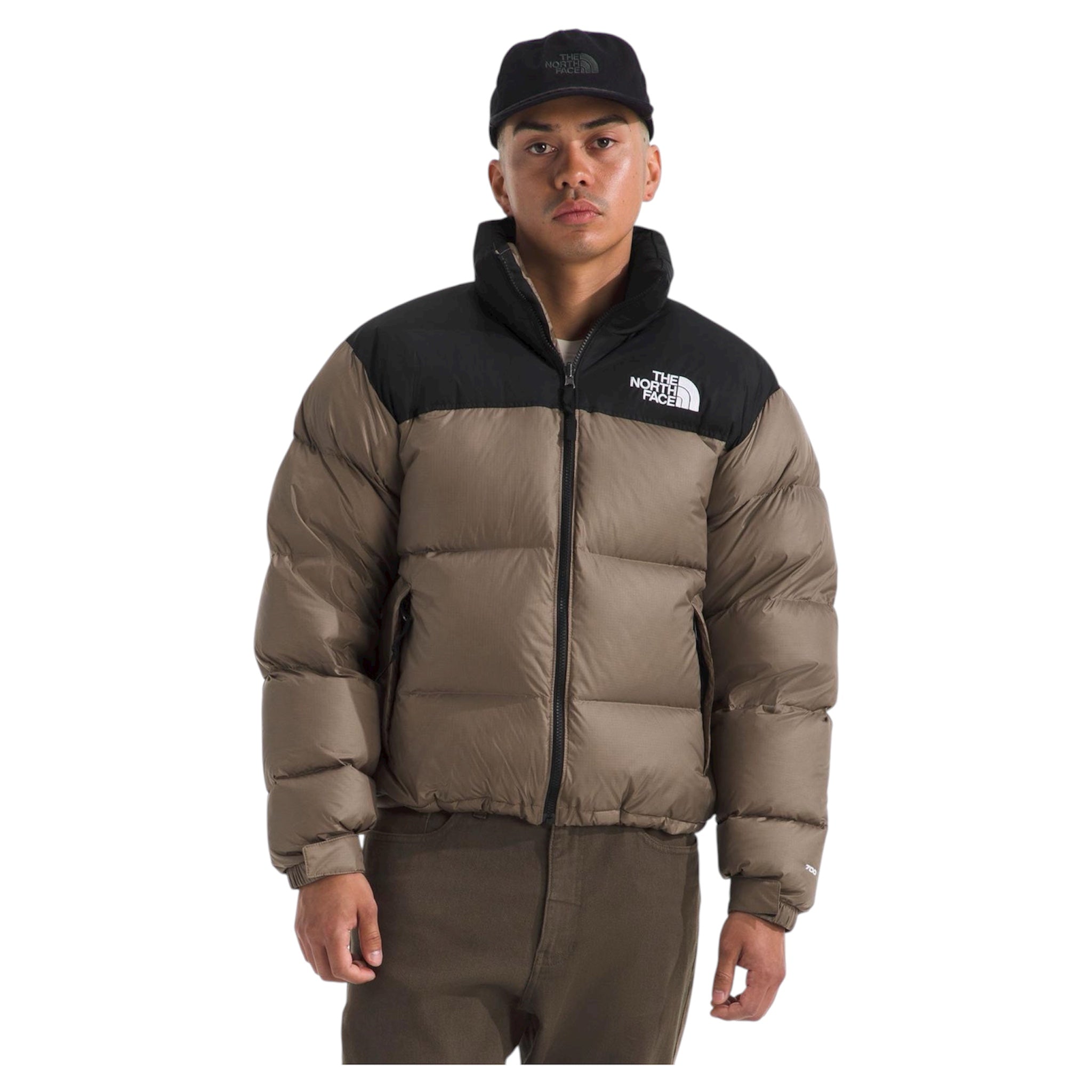 THE NORTH FACE RETRO NUPTSE JACKET MOCHA BROWN BLACK – Rumor Boardshop