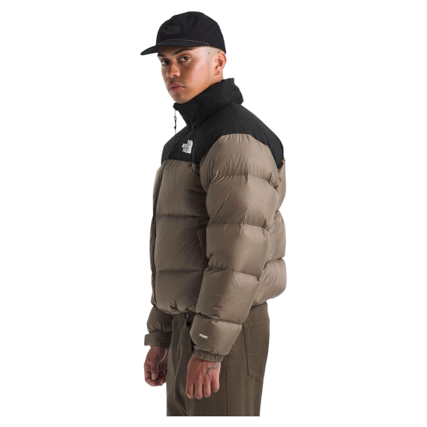 THE NORTH FACE RETRO NUPTSE JACKET MOCHA BROWN BLACK