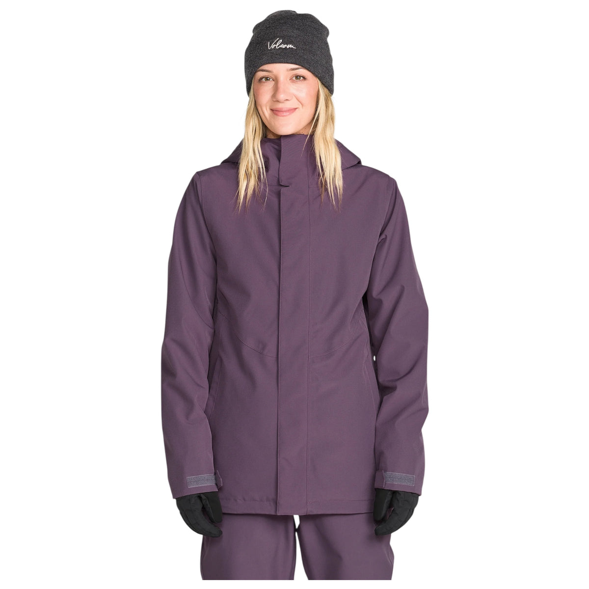 VOLCOM WOMENS STONEY SHADOW INSULATED JACKET ARCTIC DUST