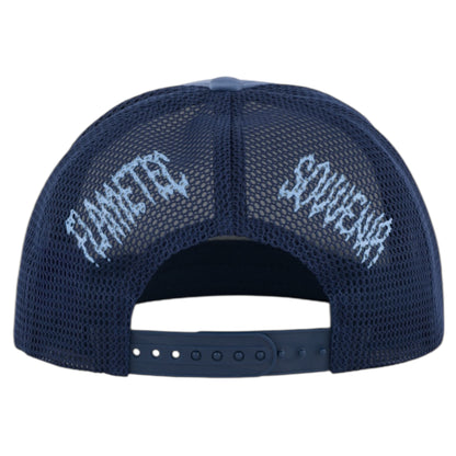 SOUVENIR X FLAMETEC TRUCKER CAP BLACK BLUE