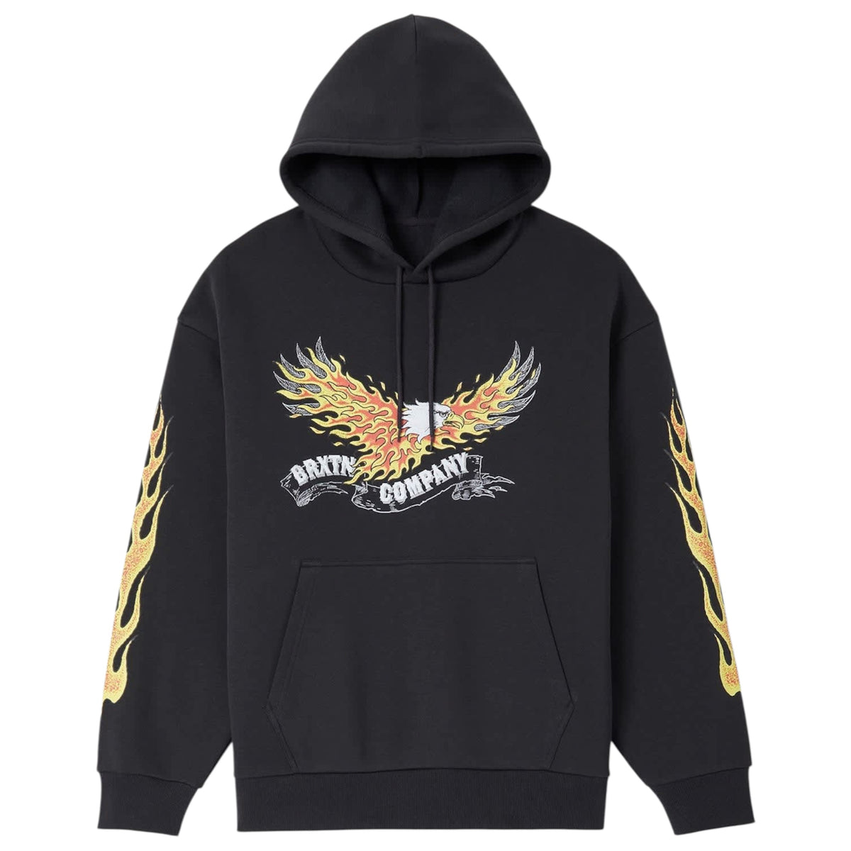 BRIXTON BLAZING HOODIE BLACK
