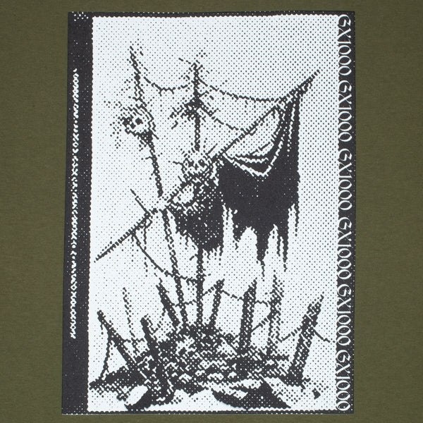 GX1000 HAMBURGER LADY TEE MILITARY GREEN