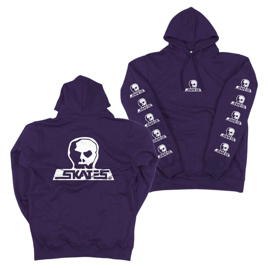 SKULL HOOD SKULL LOGO PURPLE