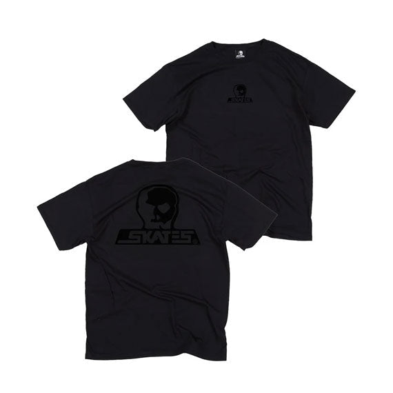SKULL SKATES BLACKOUT LOGO TEE