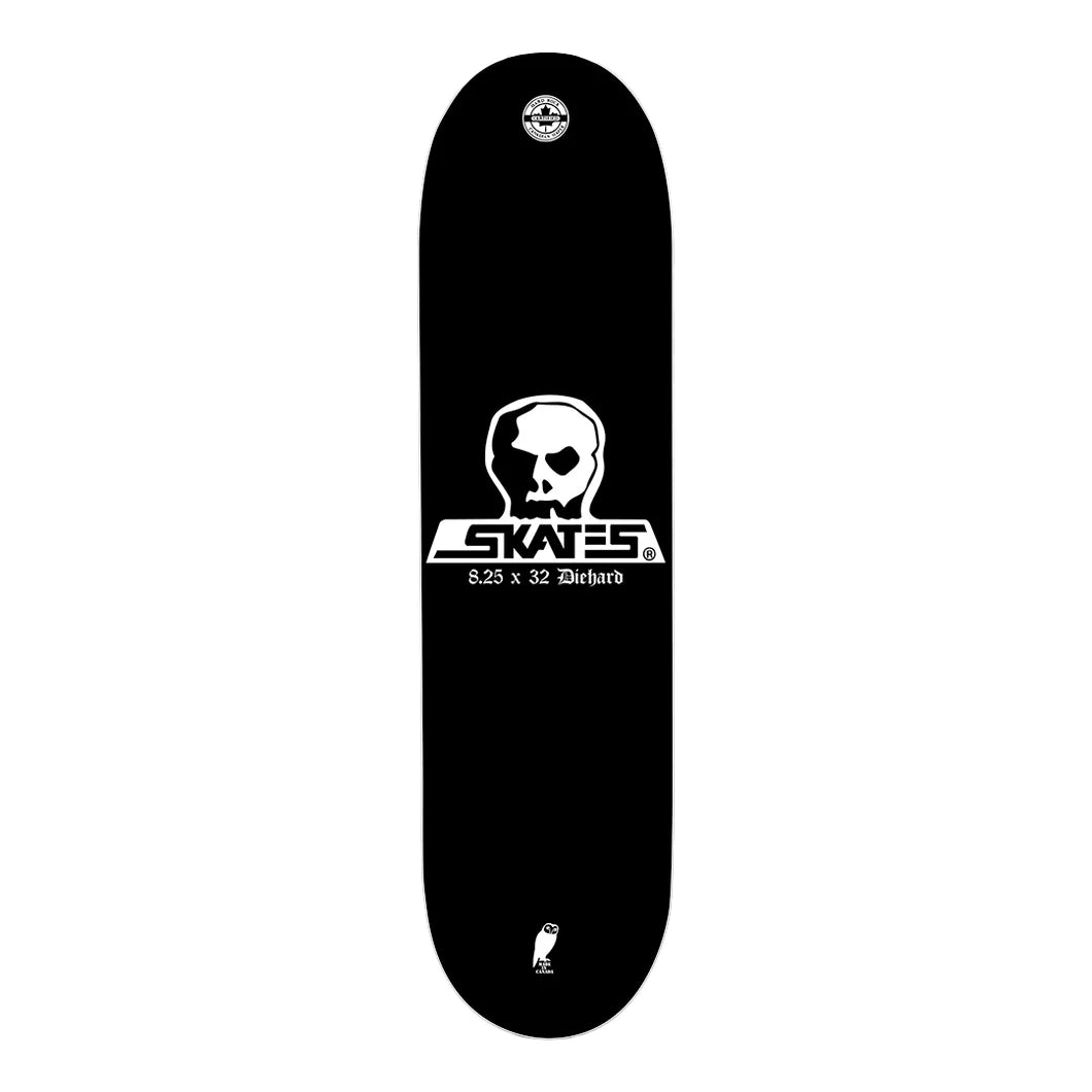 SKULL SKATES DIEHARD SKULL DECK 8.25