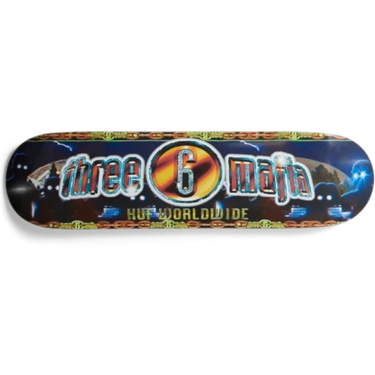 HUF THREE 6 MAFIA SKATE DECK 8.12