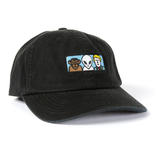 ALIEN WORKSHOP MISSING LINK EMBROIDERED TWILL CAP BLACK