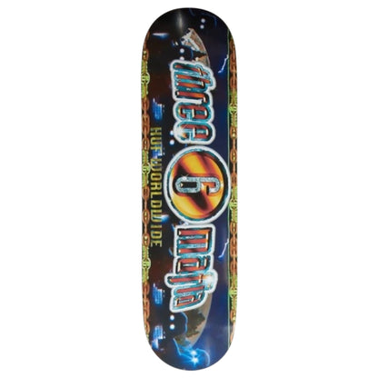 HUF THREE 6 MAFIA SKATE DECK 8.12