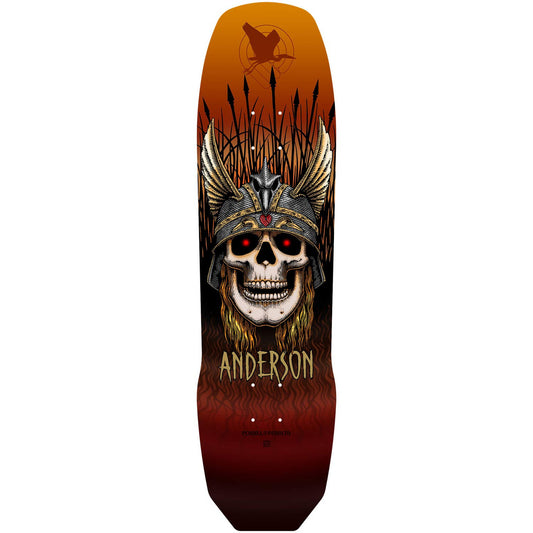 POWELL ANDERSON HERON SKULL DECK RUST 8.45