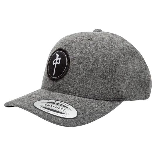 RDS SNAPBACK PATCH CHUNG MELTON WOOL HEATHER GREY