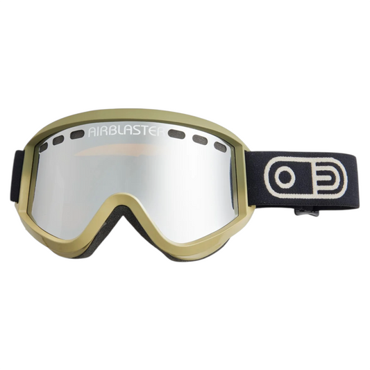 AIRBLASTER AIR GOGGLE SHROOM MATTE TAN GLOSS AMBER CHROME