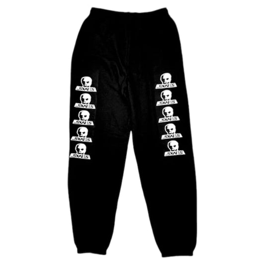 SKULL SKATES SKULL SIDE LOGO SWEATPANTS BLACK