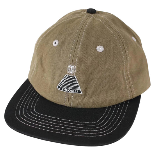 THEORIES SCRIBBLE HERRINGBONE SNAPBACK HAT BLACK OLIVE