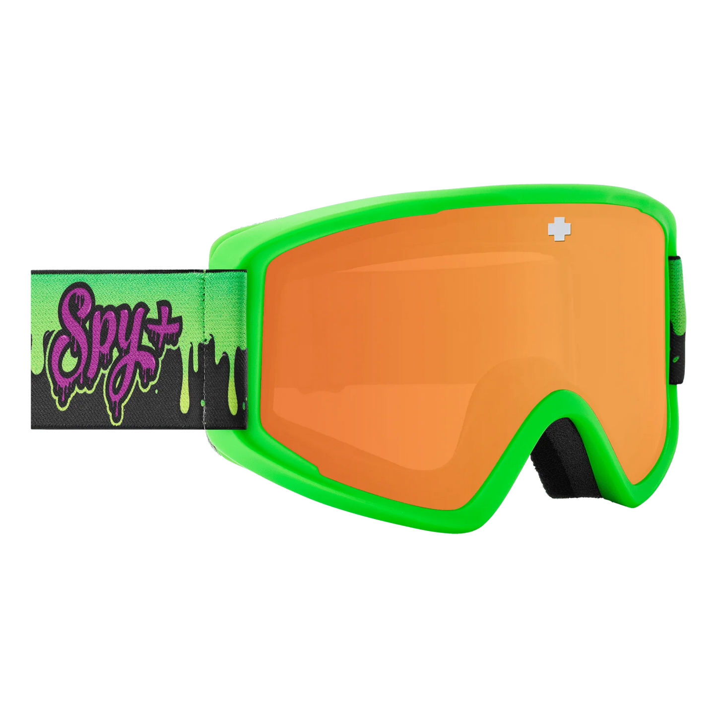 SPY CRUSHER ELITE JR ECO SLIME GOGGLES LOW LIGHT PERSIMMON