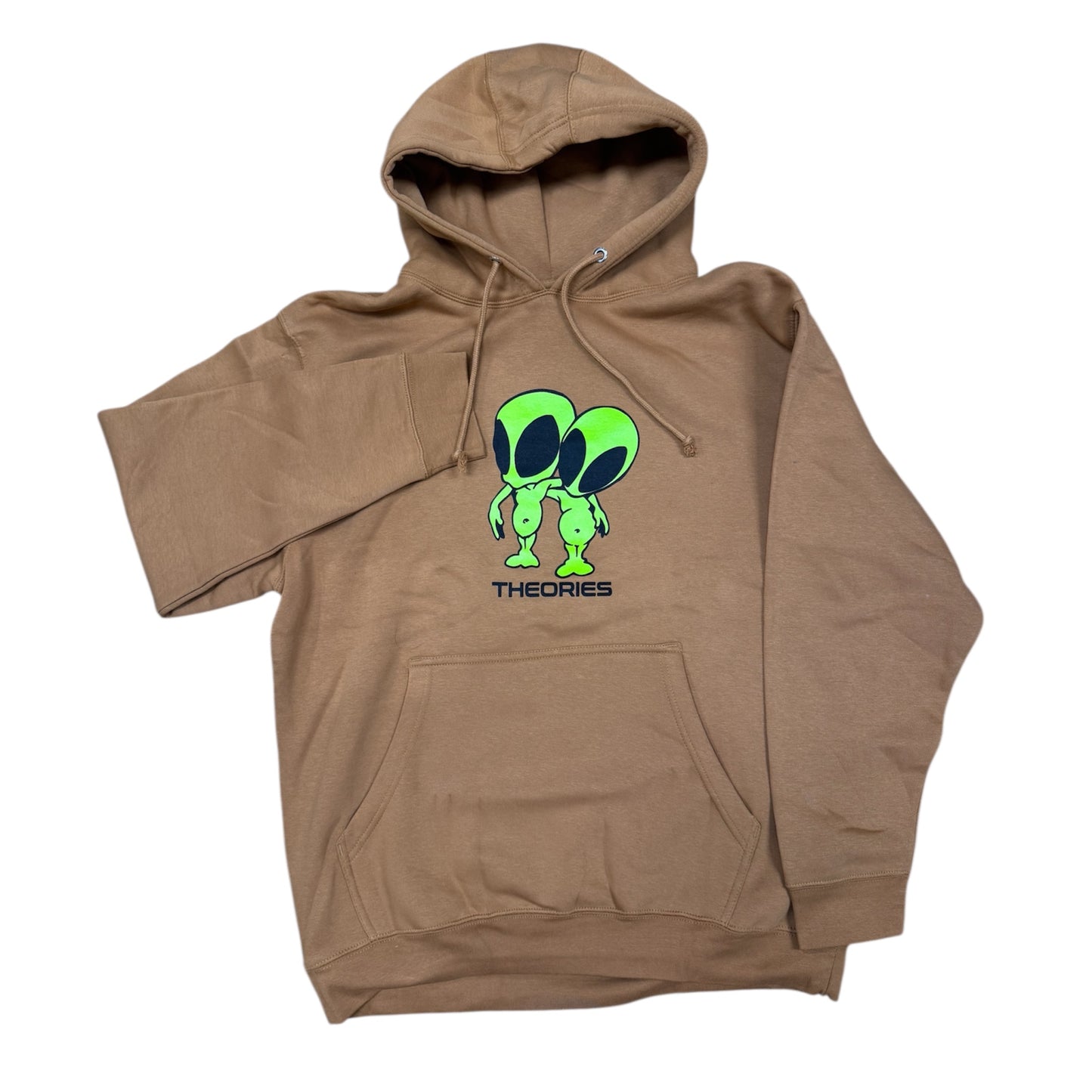 THEORIES TWINS HOODIE SADDLE BROWN