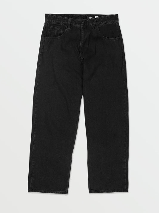 VOLCOM BILLOW RELAXED RISE LOOSE FIT DENIM PANT BLACK OUT